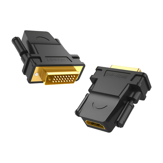 UGREEN DVI 24+1 Male to HDMI Female Adapter (Black)
