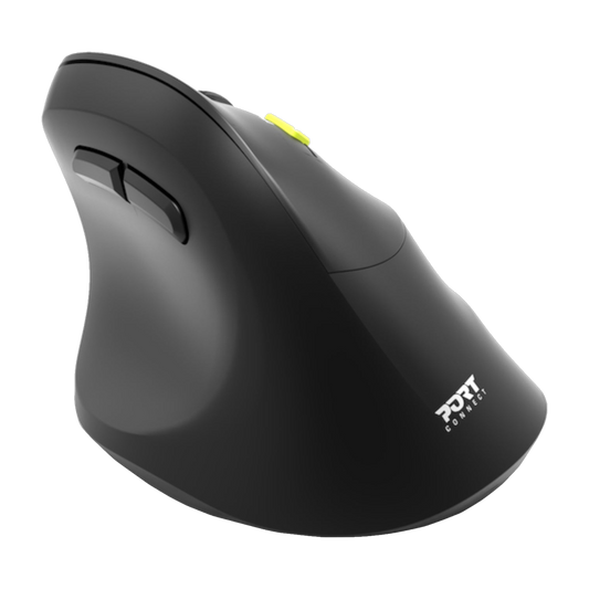 Port Mouse Ergo Rechargable BT & RF Right Black 2 Year Warranty