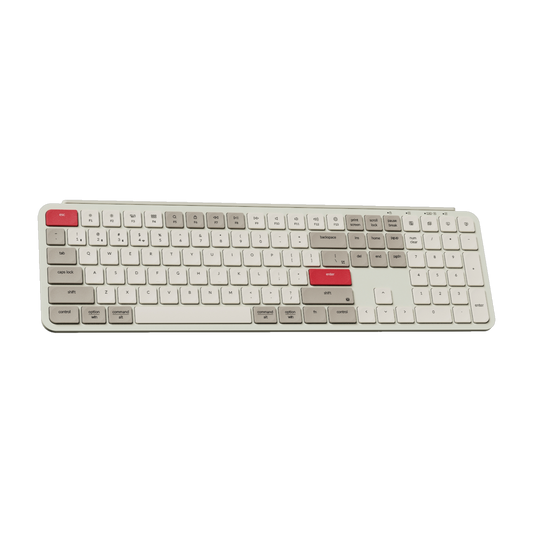 Keychron B6 Pro Ultra-Slim 100% Wireless Keyboard - Retro Red