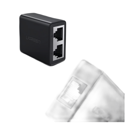 UGREEN RJ45 Splitter Adapter 2 Pack (Black)
