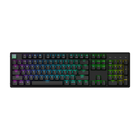 Keychron K10 HE 100% Hot-Swap Gateron Dbl-Rail Nebula Switch RGB Wireless Keyboard - Black (Al)