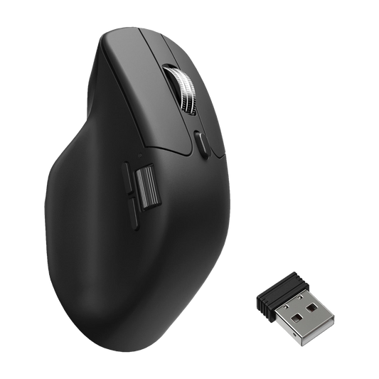 Keychron M6S-A23 8K Wireless Mouse (BT/2.4GHz/Wired) - Black
