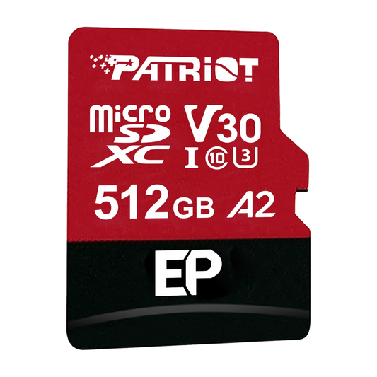 Patriot EP V30 A2 512GB Micro SDHC (Without Adapter)