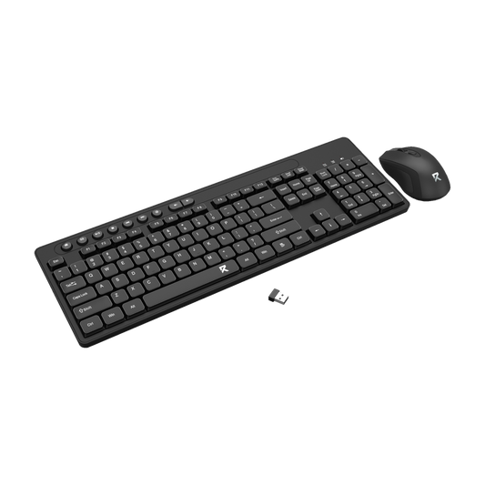REDRAGON Wireless Keyboard and Mouse Combo - Black