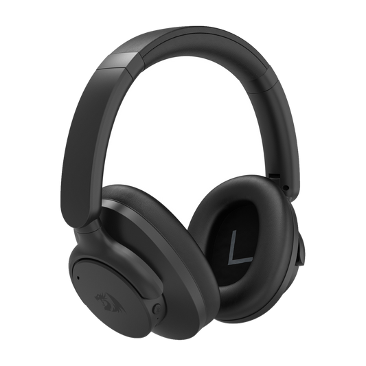 REDRAGON Over-Ear VIBECORE Bluetooth and Wired Headset - Black
