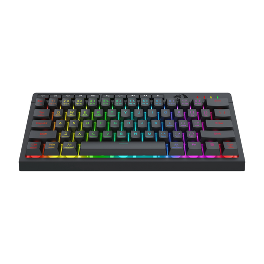 Redragon SHIVA 61 PRO Wired 2.4G Bluetooth Keyboard - Black