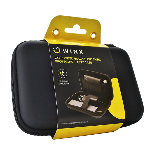 WINX Go Rugged Hardshell Protective Carry Case - Black