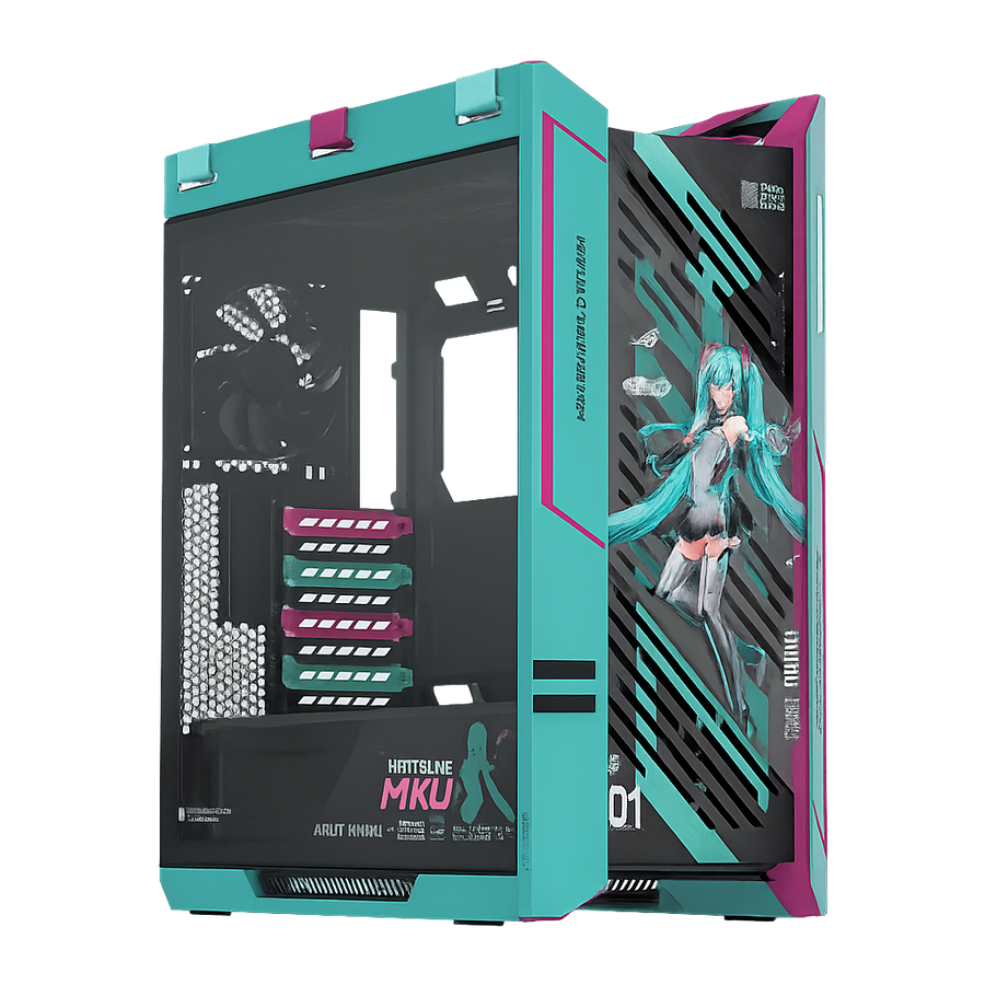 PCBuilder Ryzen 7 9800X3D HATSUNE MIKU Windows 11 Gaming PC