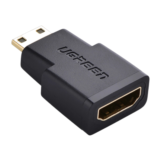 UGREEN Mini HDMI M to HDMI F Adapter Black
