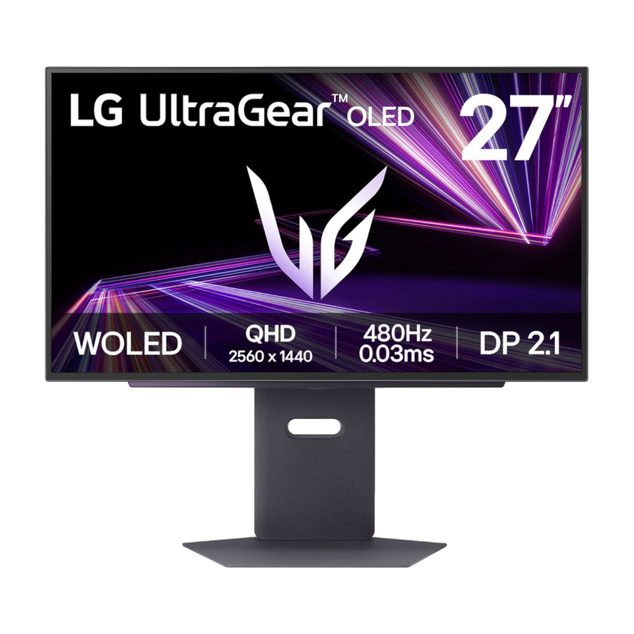 LG UltraGear 27" QHD OLED Gaming 480Hz 0,03ms