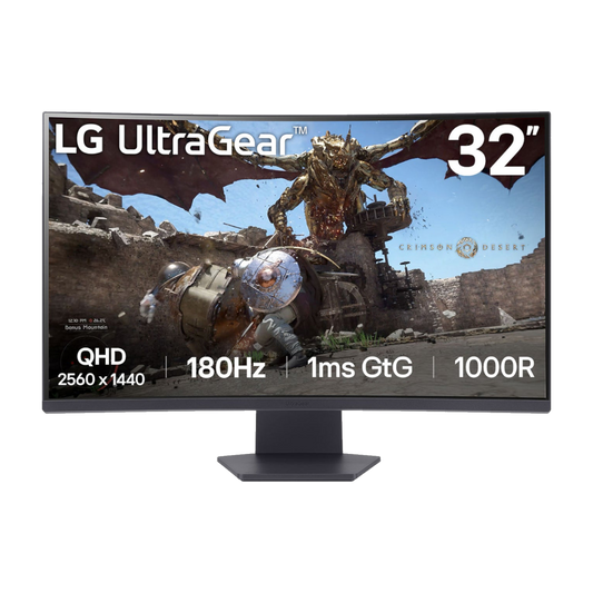 LG UltraGear 32" QHD VA Curved Gaming 180Hz 1ms