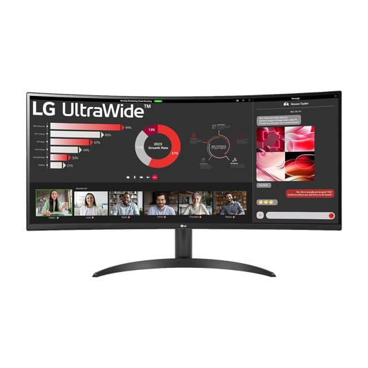 LG UltraWide 34" QHD VA Curved Monitor 100Hz