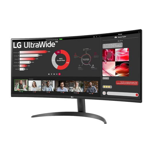 LG UltraWide 34" QHD VA Curved Monitor 100Hz