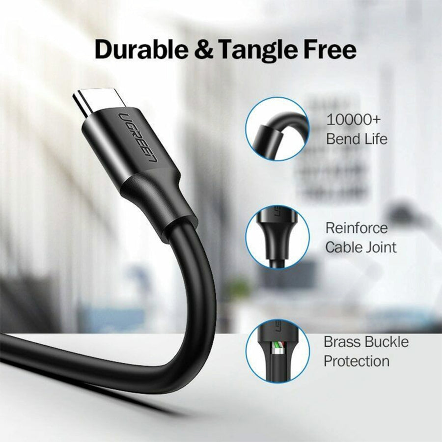 UGREEN USB-C Male To USB 3.0 A  3A Data Cable 1M
