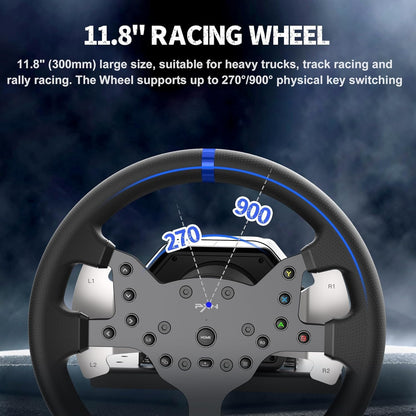 PXN V99 270/900 degree FFB racing wheel with pedals/shifter