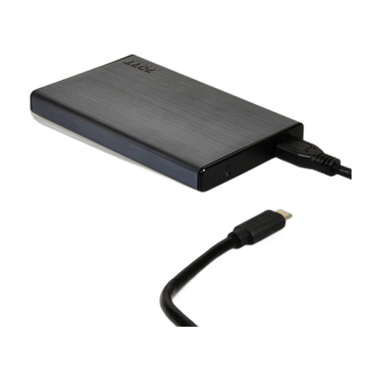 Port Connect 2.5" USB-C External HDD Enclosure Black