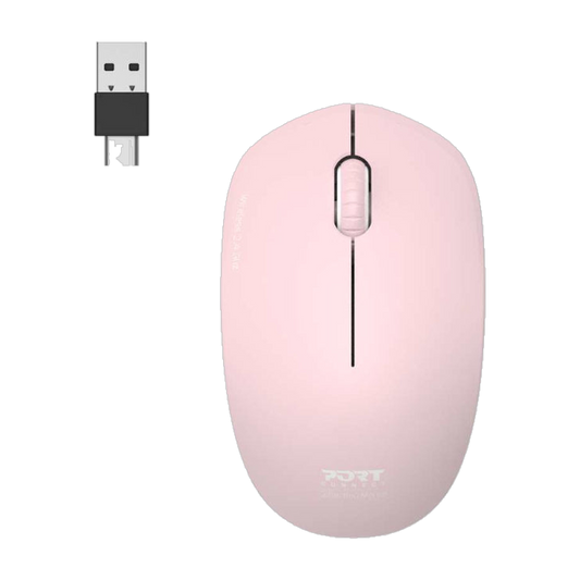 Port Mouse Collection II RF Blush 2 Year Warranty
