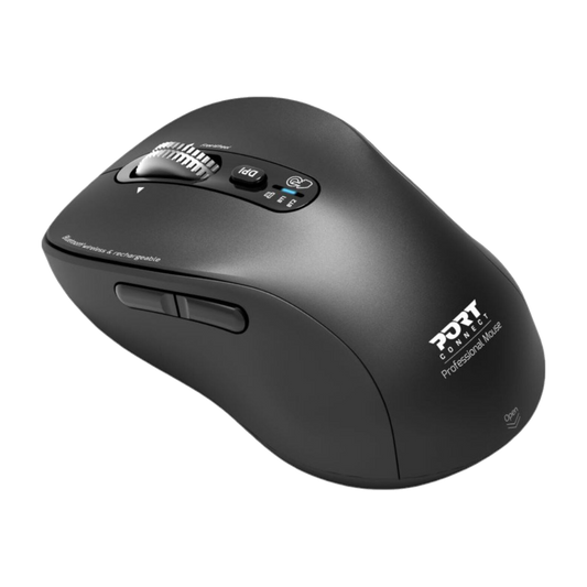 Port Mouse Expert Rechargable BT & RF Black 3 Year Warranty