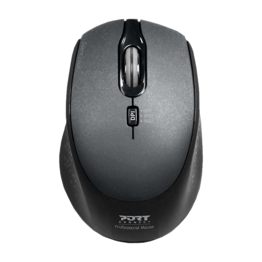 Port Mouse Office Pro Silent RF Black 3 Year Warranty