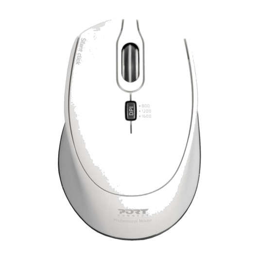 Port Mouse Office Pro Silent RF White 3 Year Warranty