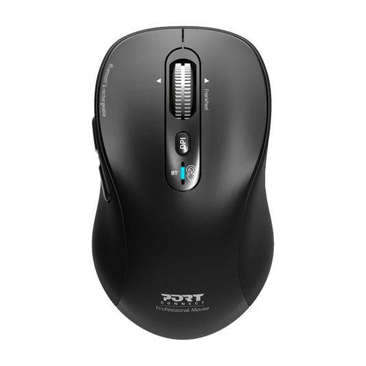 Port Mouse Expert Rechargable BT Only Black 3 Year Warranty