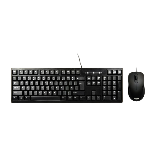 Port Wired Combo Keyboard+Mouse 2YR
