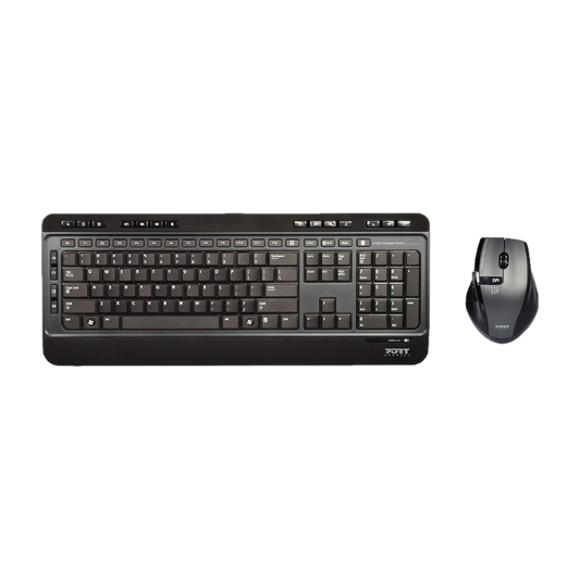 Port Wireless Combo Keyboard+Mouse 2YR