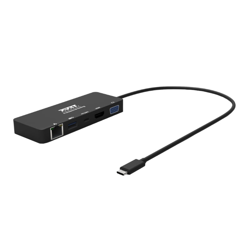 Port USB Type-C to RJ45 USB3.0 85W HDMI VGA Cable Dock