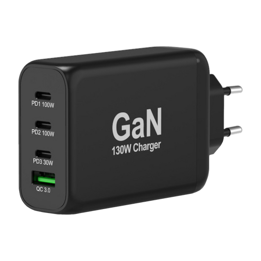 Port Power Supply 130W - Type-C+A GAN