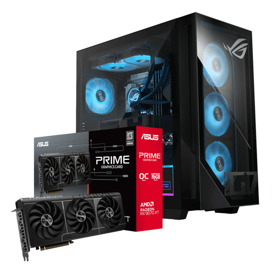 ASUS ROG G700 (2025) | Intel® Core™ Ultra 5 | 16GB DDR5 U-DIMM | 1TB M.2 2280 NVMe™ PCIe® 4.0 SSD | ASUS RADEON RX9070 XT Prime OC Graphics | Windows 11 Home PC