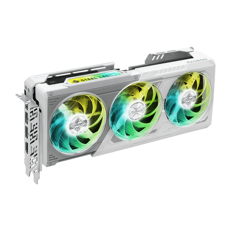 ASRock Radeon RX9070 XT Steel Legend 16G Graphics Card