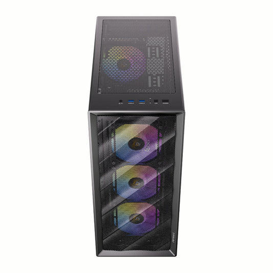 Antec AX85 ATX | Micro-ATX | ITX ARGB Mid-Tower Gaming Chassis - Black