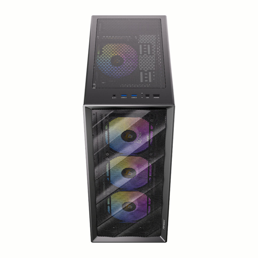 Antec AX85 ATX | Micro-ATX | ITX ARGB Mid-Tower Gaming Chassis - Black