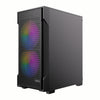Antec VX100M Micro-ATX | ITX ARGB Mini -Tower Gaming Chassis - Black
