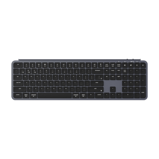 Keychron B6 Pro Ultra-Slim 100% Wireless Keyboard - Space Gray