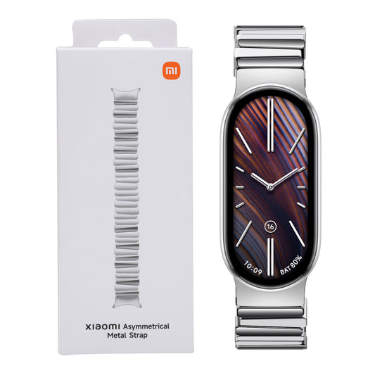Xiaomi Smart Band 10 Asymmetrical Metal Strap - Silver