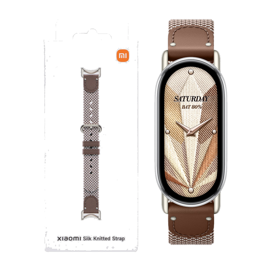 Xiaomi Smart Band 10 Silk Knitted Strap - Feather Brown