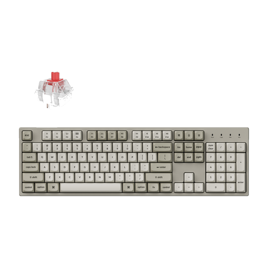 Keychron C2 Pro 100% 8K Super Red Switch Hot-Swap RGB Wired Custom Mechanical Keyboard