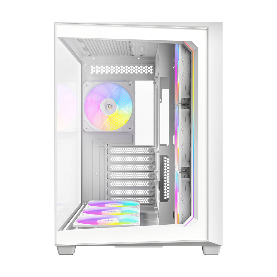 Antec C5 ARGB ATX | Micro-ATX | ITX ARGB Dual Chamber Mid-Tower Gaming Chassis - White