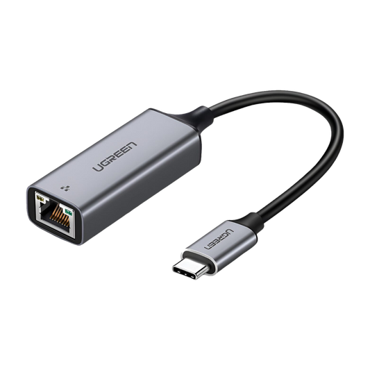 UGREEN USB Type C to 10/100/1000M Ethernet Adapter (Space Gray)