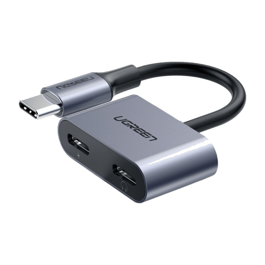 UGREEN USB-C 2-in-1 Type C to Headphone and Charger Adapter
