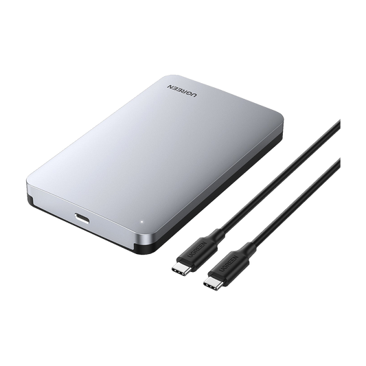 UGREEN USB-C (USB3.1GEN2) 2.5-inch hard drive enclosure (6GB) for Macbook USB-CTOUSB-C cable