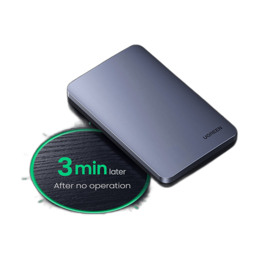 UGREEN USB-C (USB3.1GEN2) 2.5-inch hard drive enclosure (6GB) for Macbook USB-CTOUSB-C cable