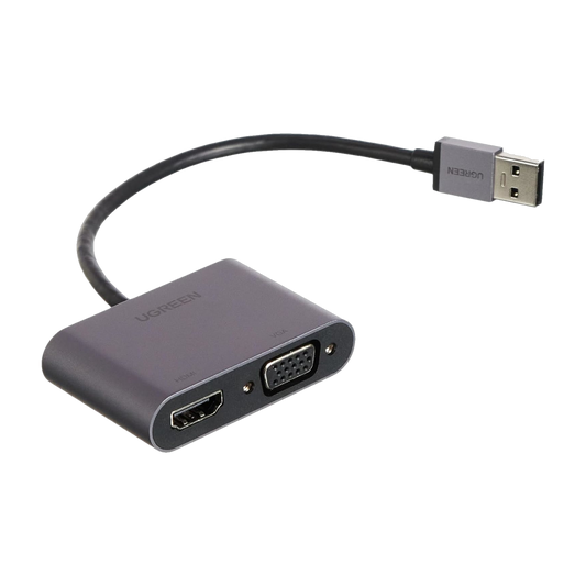 UGREEN USB to HDMI + VGA simultaneous display 1080P
