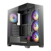 Antec CX300 ARGB ATX | Micro-ATX | ITX RGB Mid-Tower Gaming Chassis - Black