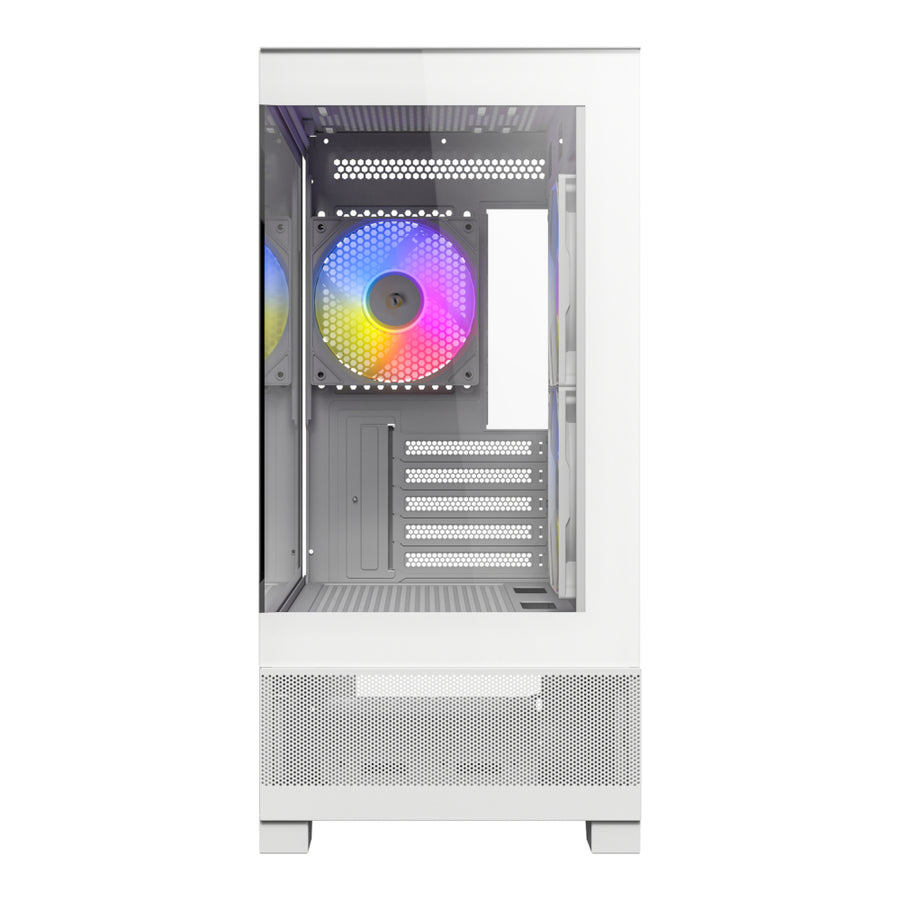Antec CX500M Micro-ATX | ITX ARGB Mini-Tower Gaming Chassis Type-C - White