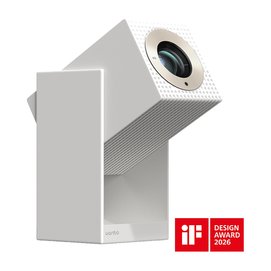 Wanbo Cube 2 Pro 1080P 500ANSI Android 11 Smart Projector White