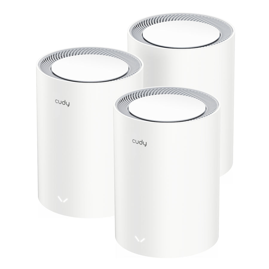 Cudy AX3000 2.5G Dual Band Wi-Fi 6 Mesh Kit (White) - 3Pack