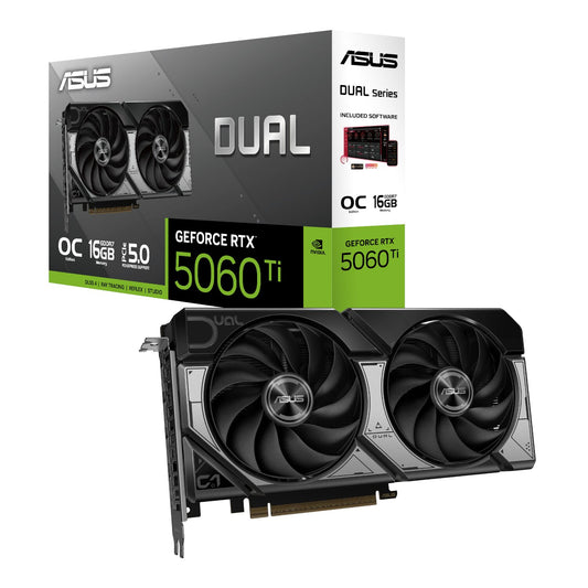 ASUS Nvidia GeForce RTX 5060TI Dual OC 16G Graphics Card