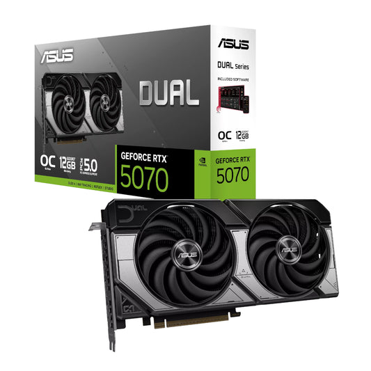 ASUS Nvidia Geforce RTX 5070 Dual OC 12GB GDDR7 Graphics Cards